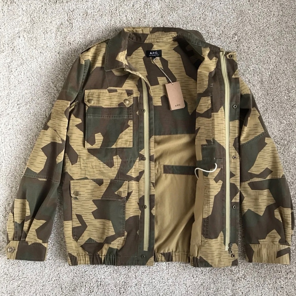 Brand New 100% Authentic APC Veste Soldier Military Cut Jacket in Mens Large - Picture 1 of 5